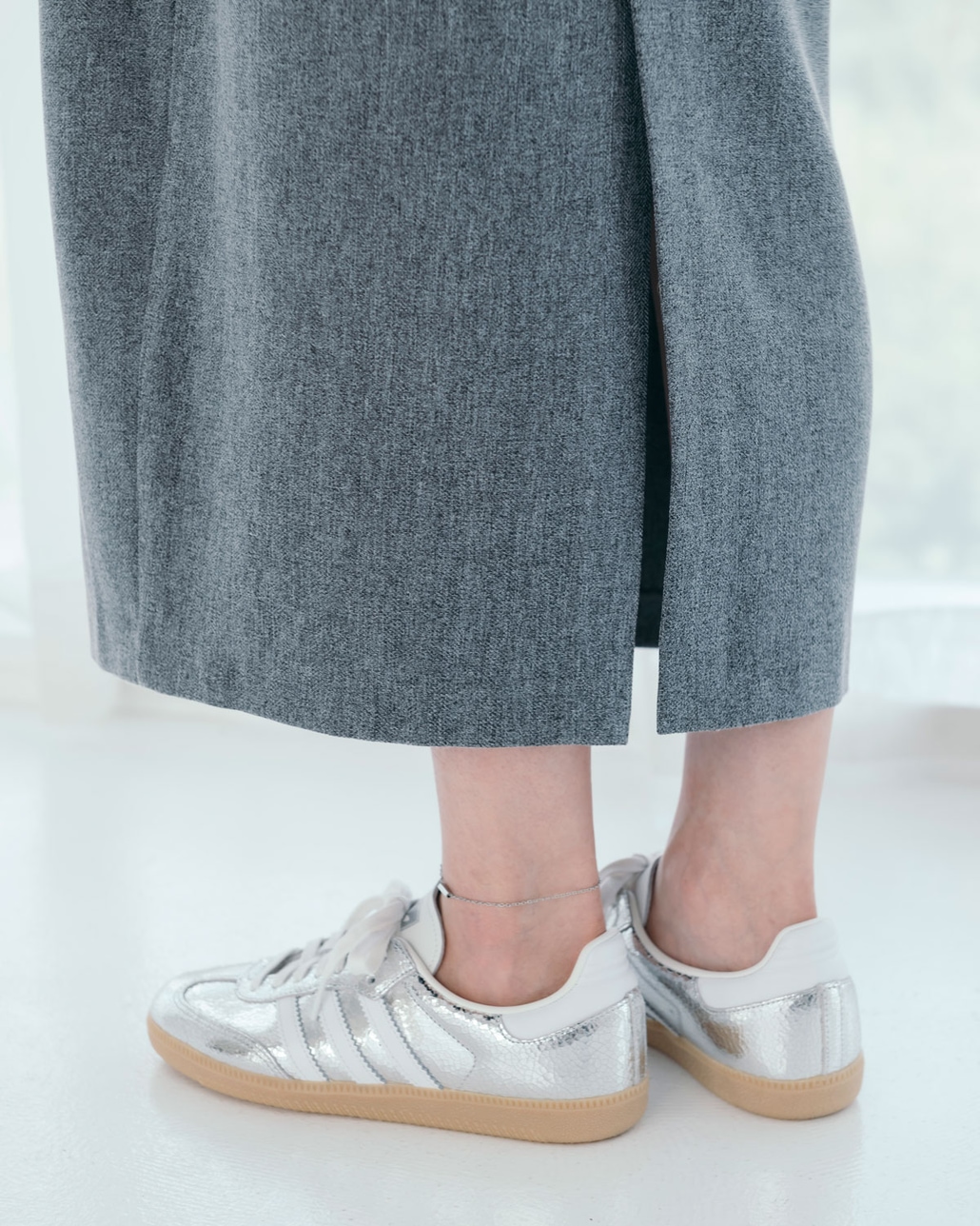 USINE [ユジーヌ] イージーケアキーネックジャンパースカート [21256063]