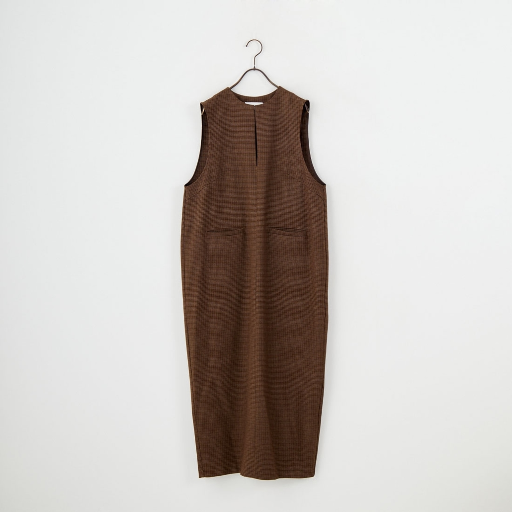 USINE [ユジーヌ] イージーケアキーネックジャンパースカート [21256063]