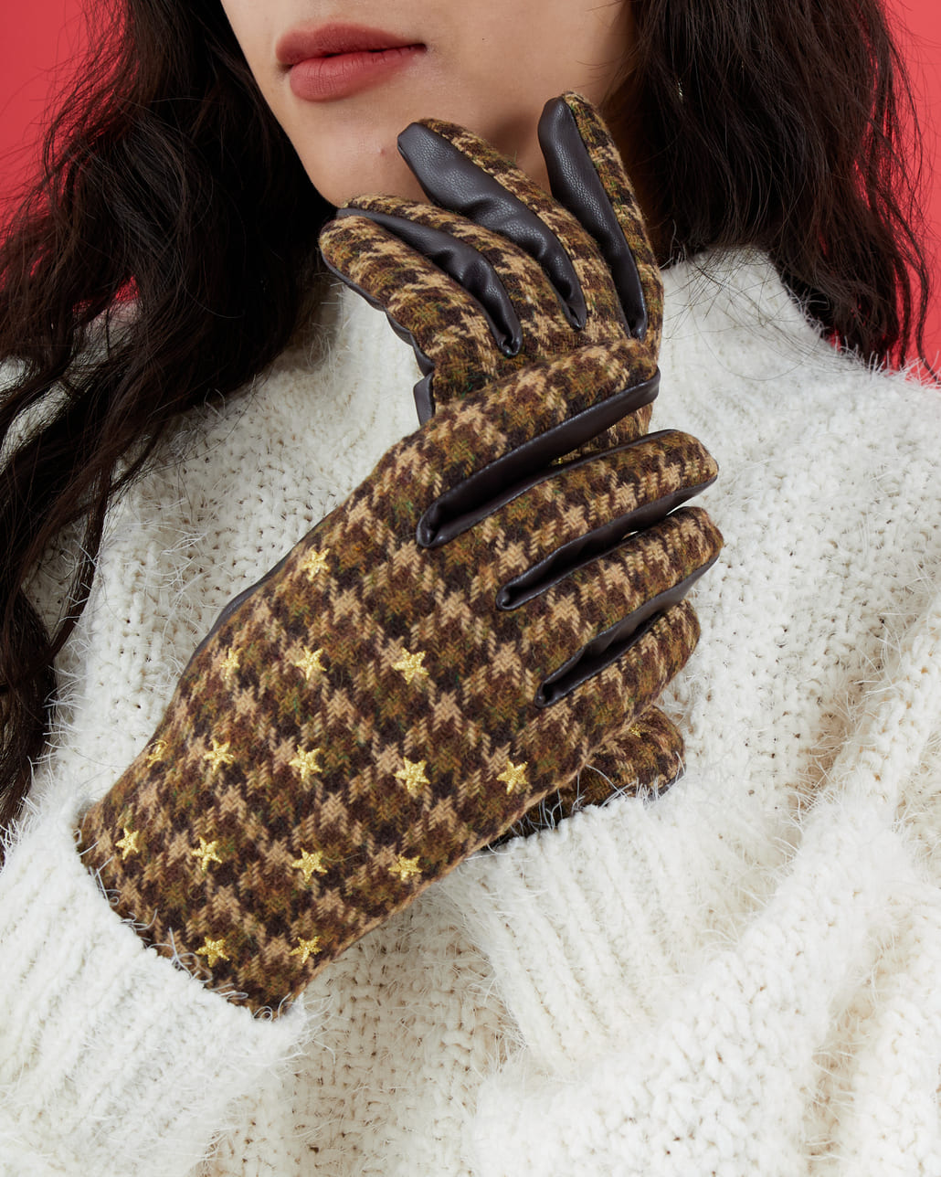 Casselini [キャセリーニ] モチーフ刺繍手袋 [252-112202]