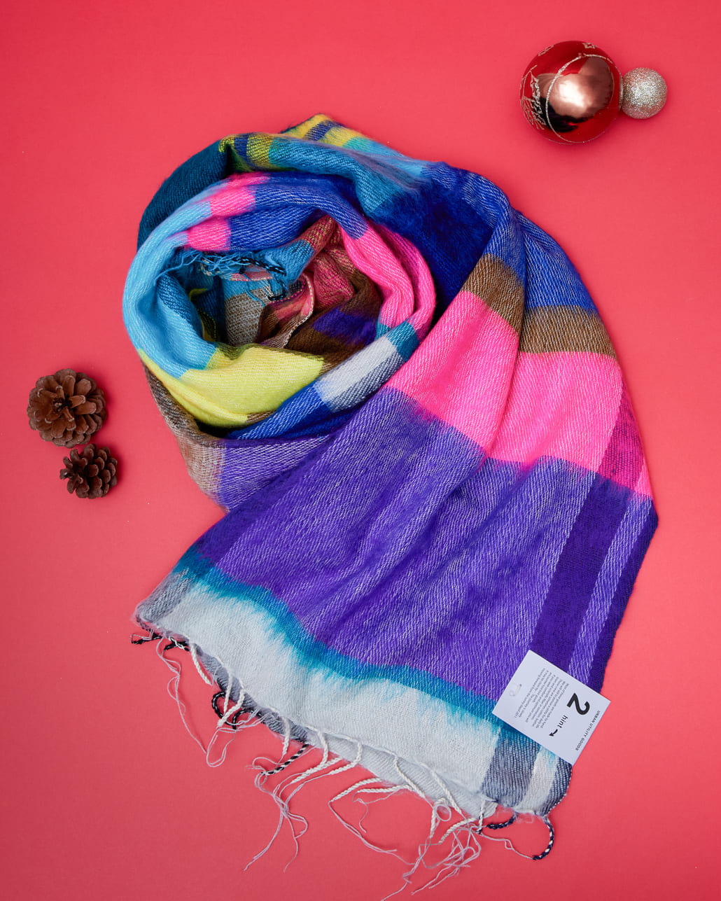 hint hint [ヒントヒント] アクリルコットン大判ストール [STOLE-10]