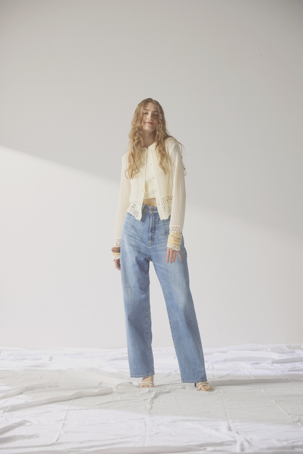 SOMETHING [サムシング] CLAUDIA NOUVEAU CURVE/カーブデニムパンツ [STG19]