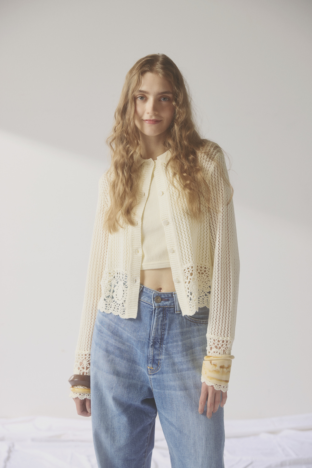 SOMETHING [サムシング] CLAUDIA NOUVEAU CURVE/カーブデニムパンツ [STG19]