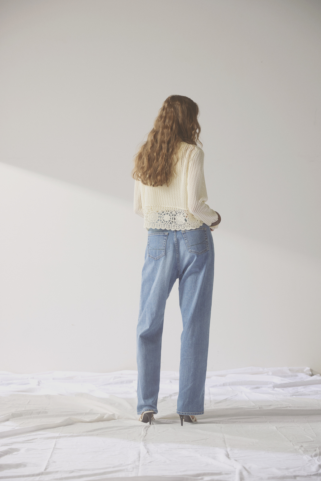 SOMETHING [サムシング] CLAUDIA NOUVEAU CURVE/カーブデニムパンツ [STG19]