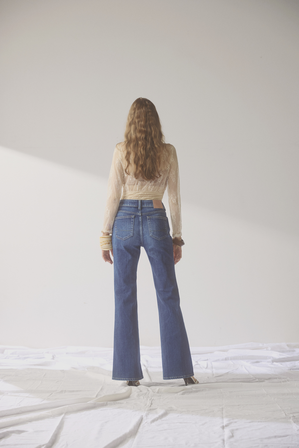 SOMETHING [サムシング] LISA NOUVEAU FLARE/フレアデニムパンツ [STG11]