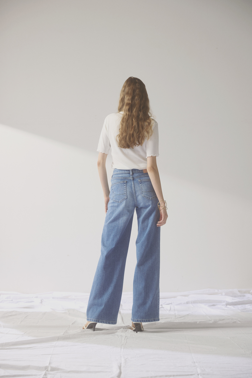 SOMETHING [サムシング] LISA NOUVEAU WIDE/ワイドデニムパンツ [STG10]