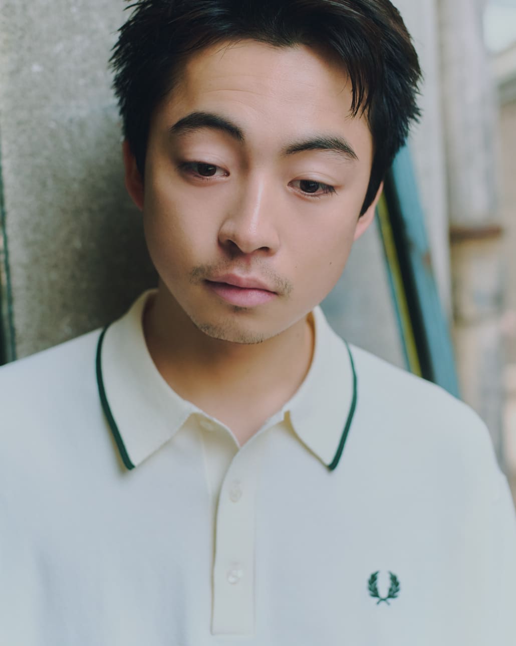 FRED PERRY [フレッドペリー] 別注 シングルティップライン サマーニットポロシャツ [FPM-26S-024JF]のコーディネートです。