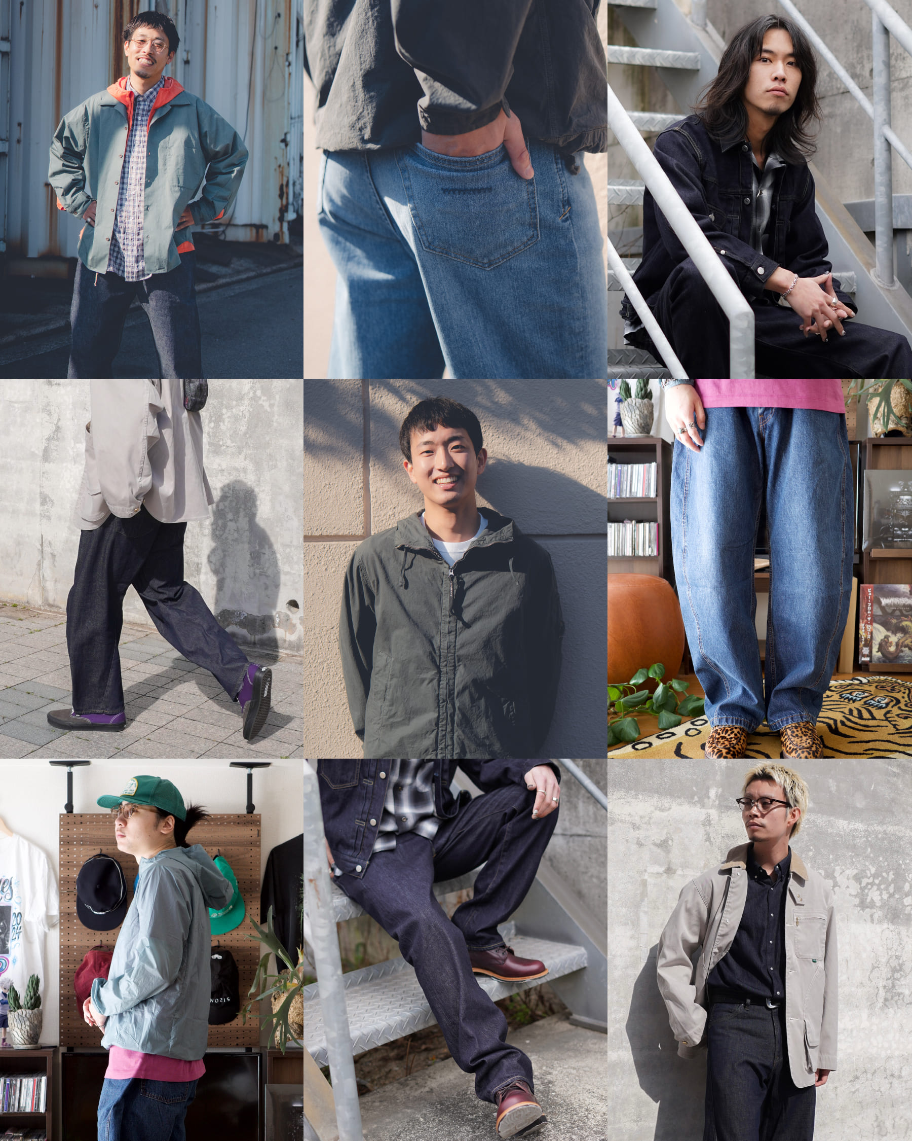 人気メンズスタッフが選ぶ、秋のおススメデニム｜秋はじめ、デニムはじめのバナーです。