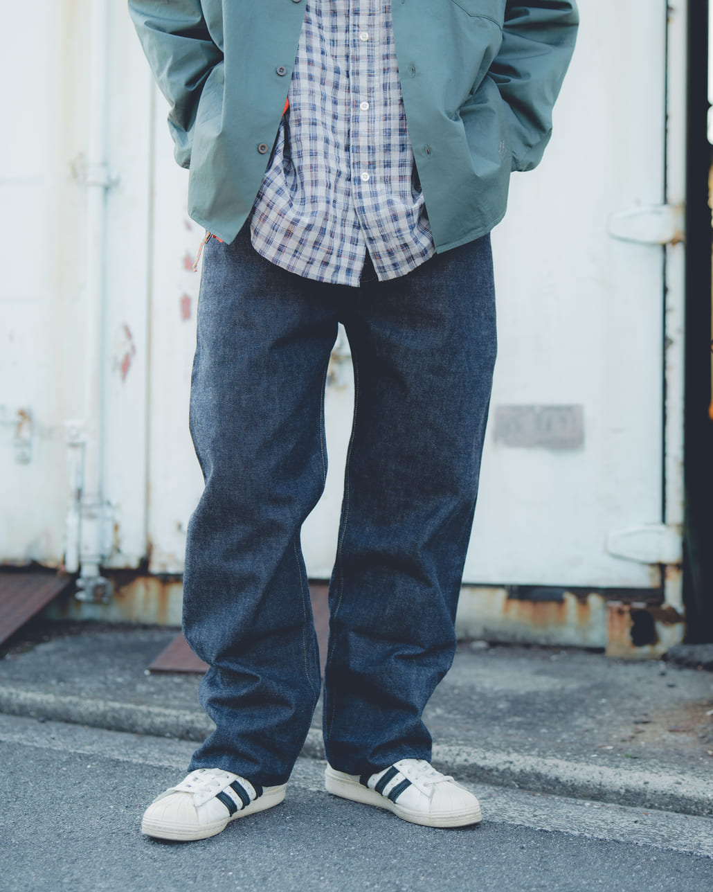 ジーンズファクトリースタッフのデニムスタイリングです。