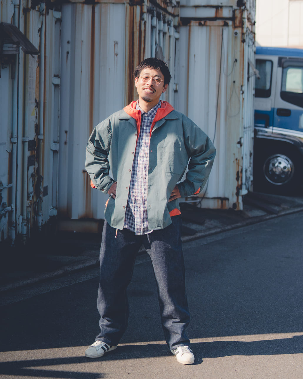 ジーンズファクトリースタッフのデニムスタイリングです。