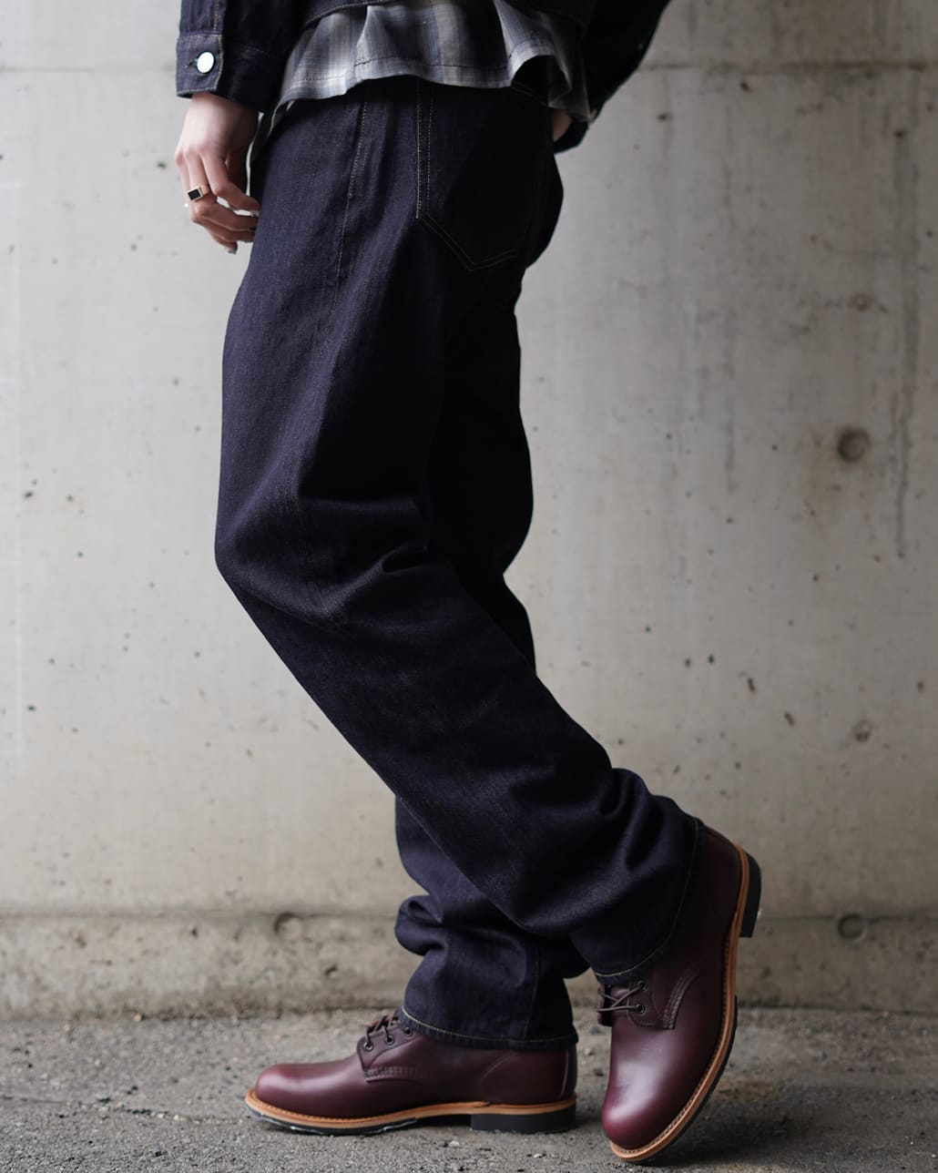 ジーンズファクトリースタッフのデニムスタイリングです。