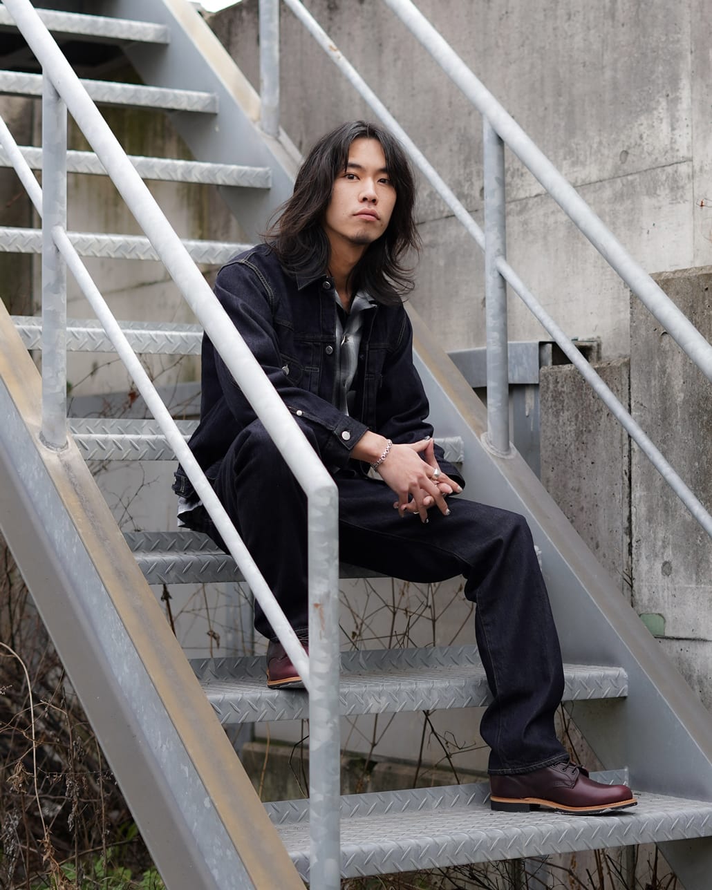 ジーンズファクトリースタッフのデニムスタイリングです。