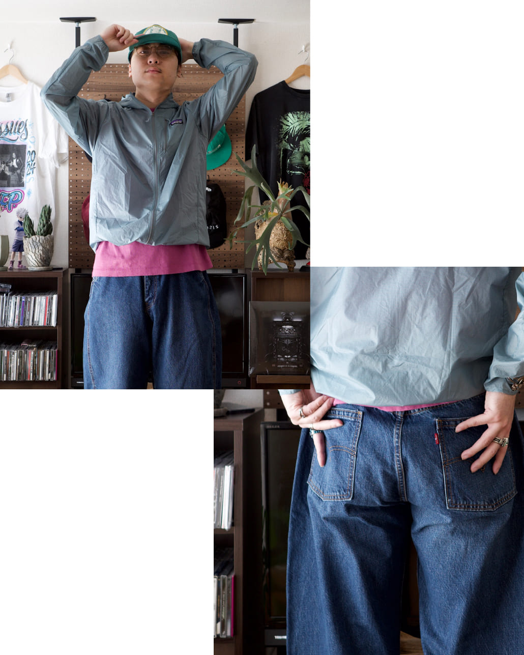 ジーンズファクトリースタッフのデニムスタイリングです。