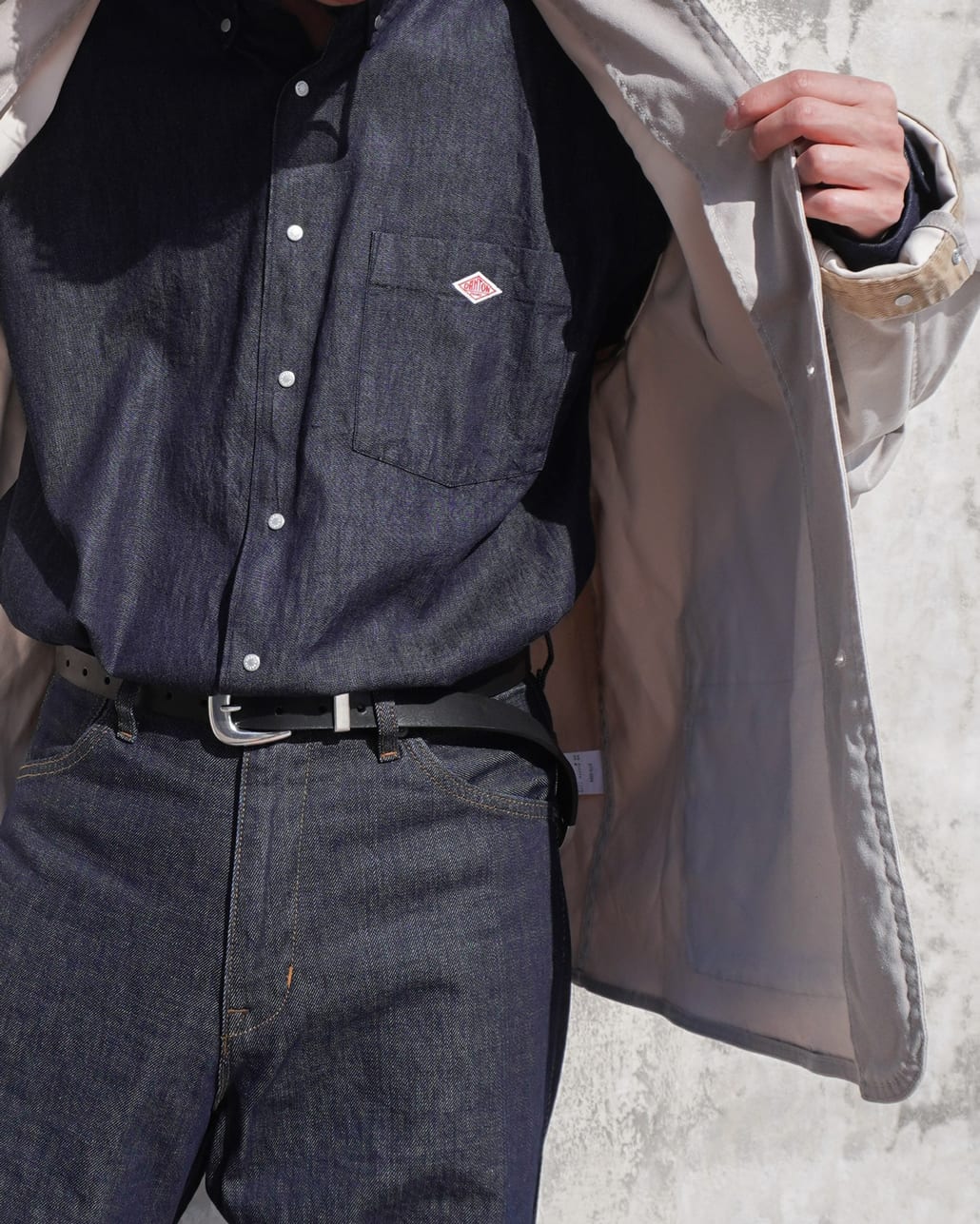 ジーンズファクトリースタッフのデニムスタイリングです。