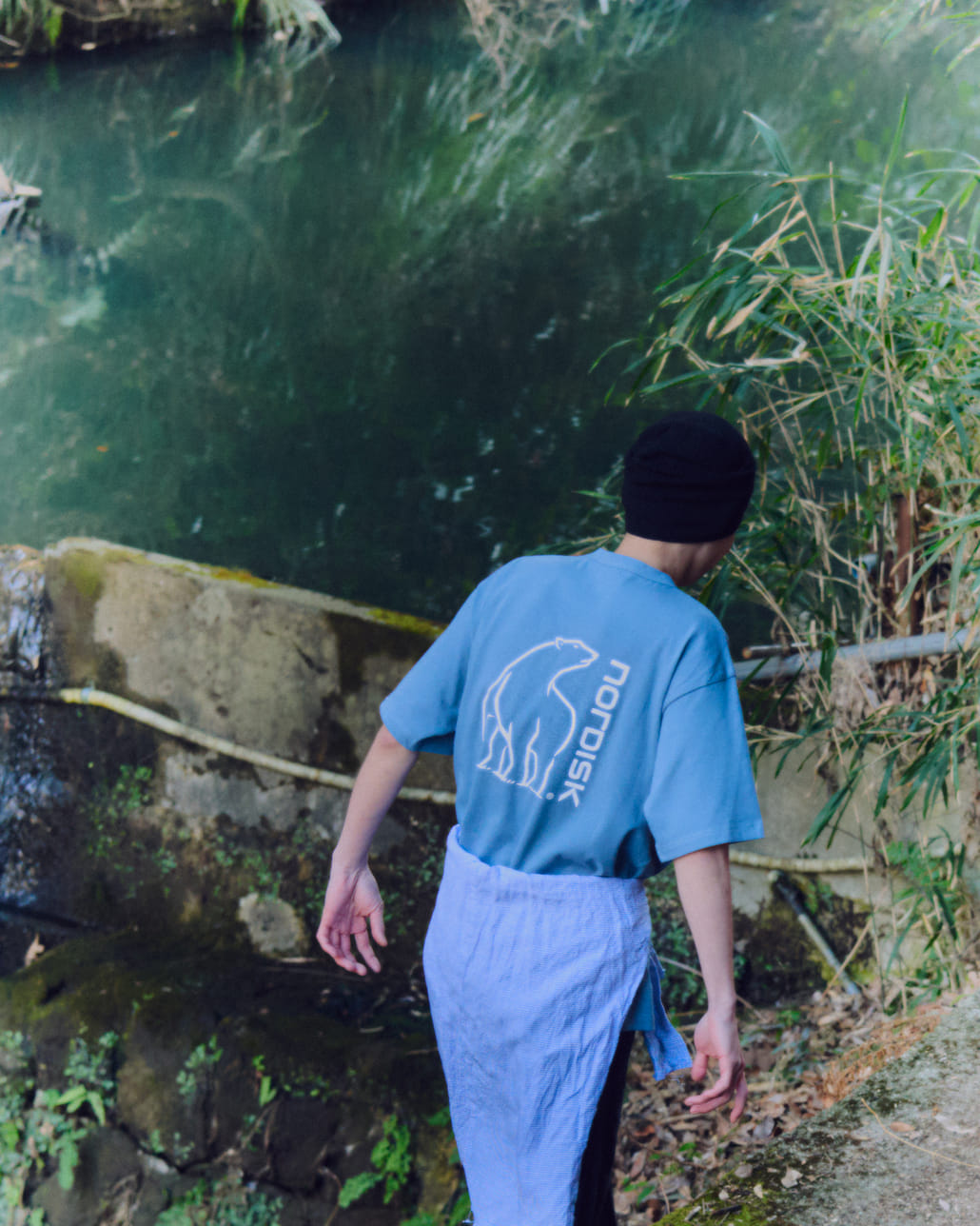 NORDISK [ノルディスク] 別注 バックロゴプリントTシャツ [NU11702-JF]です。