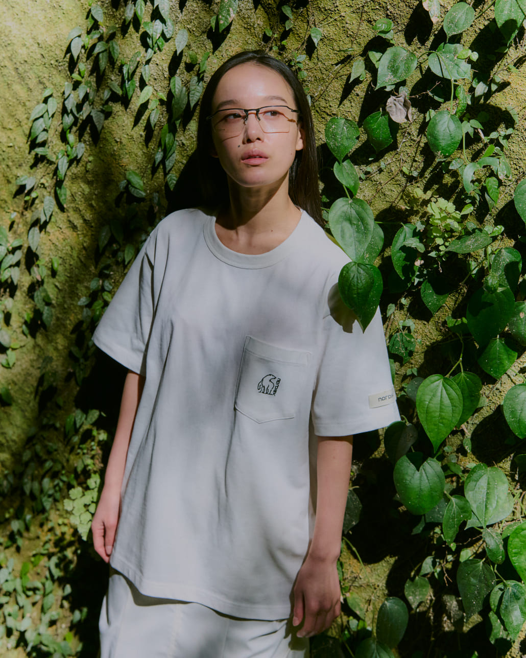 NORDISK [ノルディスク] 別注 ワンポイント刺繍 ポケットTシャツ [NU11701-JF]です。