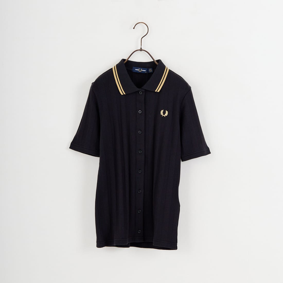 FRED PERRY [フレッドペリー] 別注 ツインティップライン リブポロシャツ [FPW-26S-033JF]