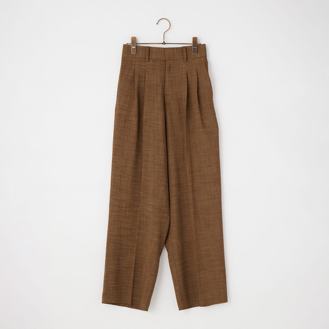 USINE [ユジーヌ] リネンライク2タックワイドパンツ [21267059]