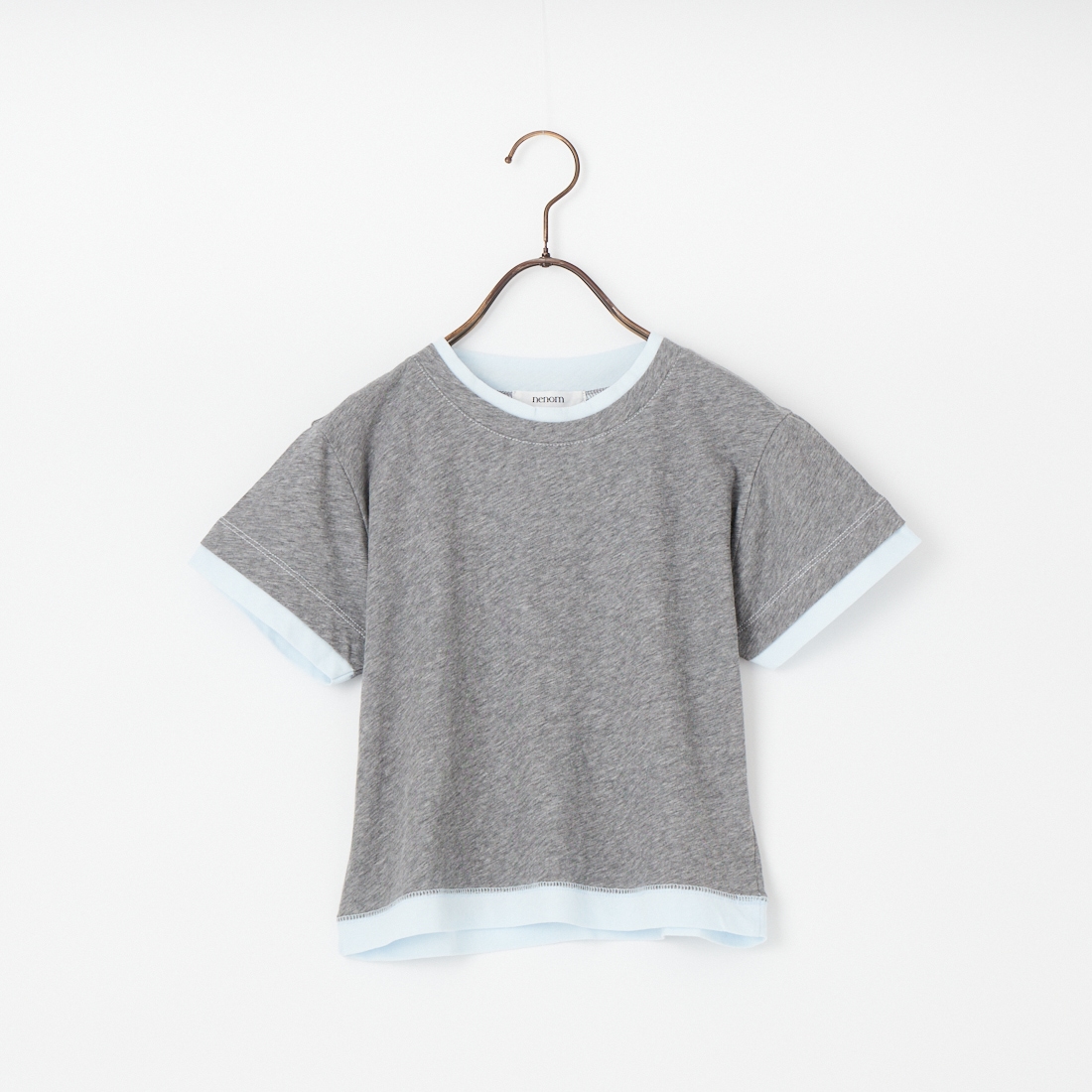 nenom [ネノム] 配色シア―コンパクトTシャツ [NE26322007]