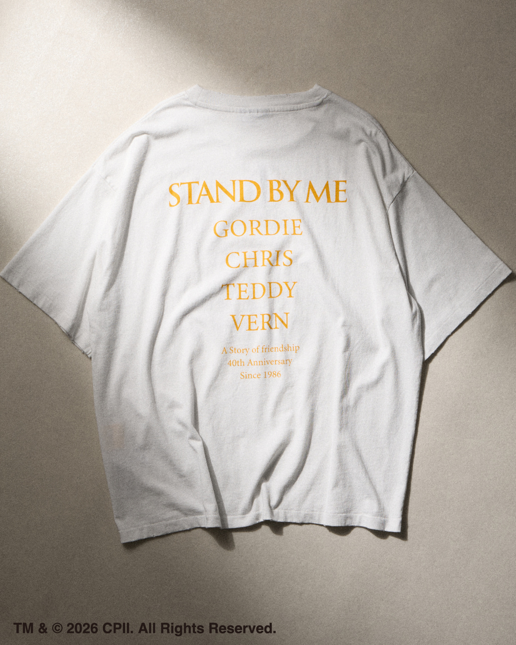 Jeans Factory Clothes [ジーンズファクトリークローズ] STAND BY ME / 40TH ANNIVERSARY Tシャツ [JFC-262-036]です。