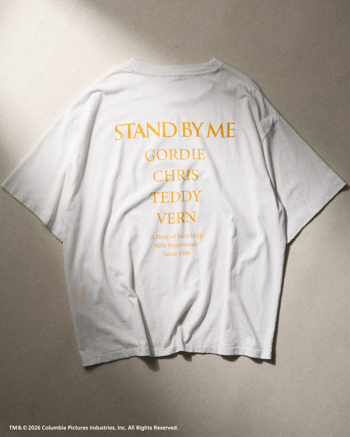 Jeans Factory Clothes [ジーンズファクトリークローズ] STAND BY ME / 40TH ANNIVERSARY Tシャツ [JFC-262-036]です。