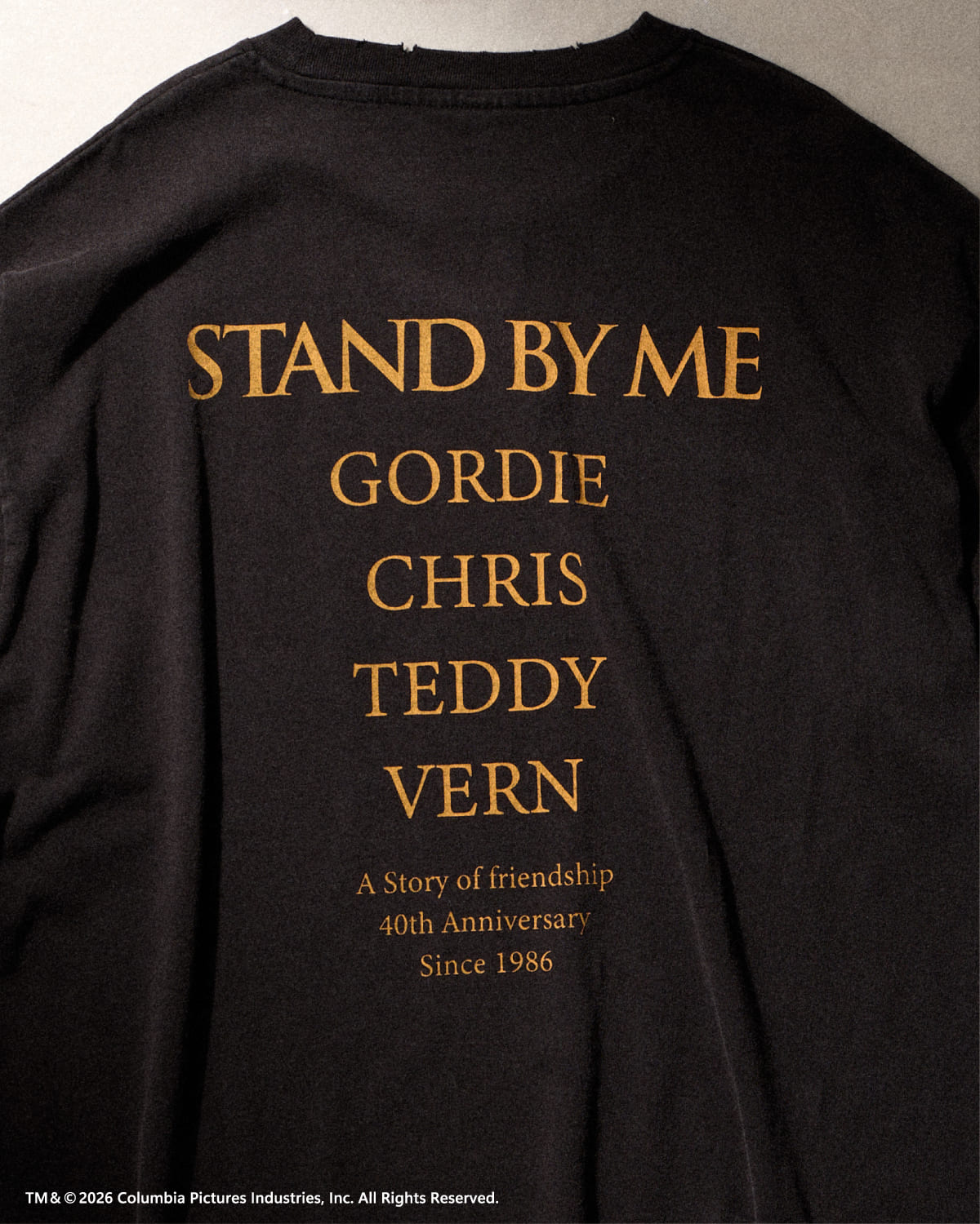 Jeans Factory Clothes [ジーンズファクトリークローズ] STAND BY ME / 40TH ANNIVERSARY Tシャツ [JFC-262-036]です。
