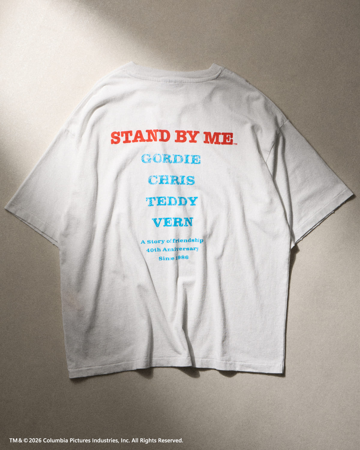 Jeans Factory Clothes [ジーンズファクトリークローズ] STAND BY ME / 40TH ANNIVERSARY Tシャツ [JFC-262-037]です。