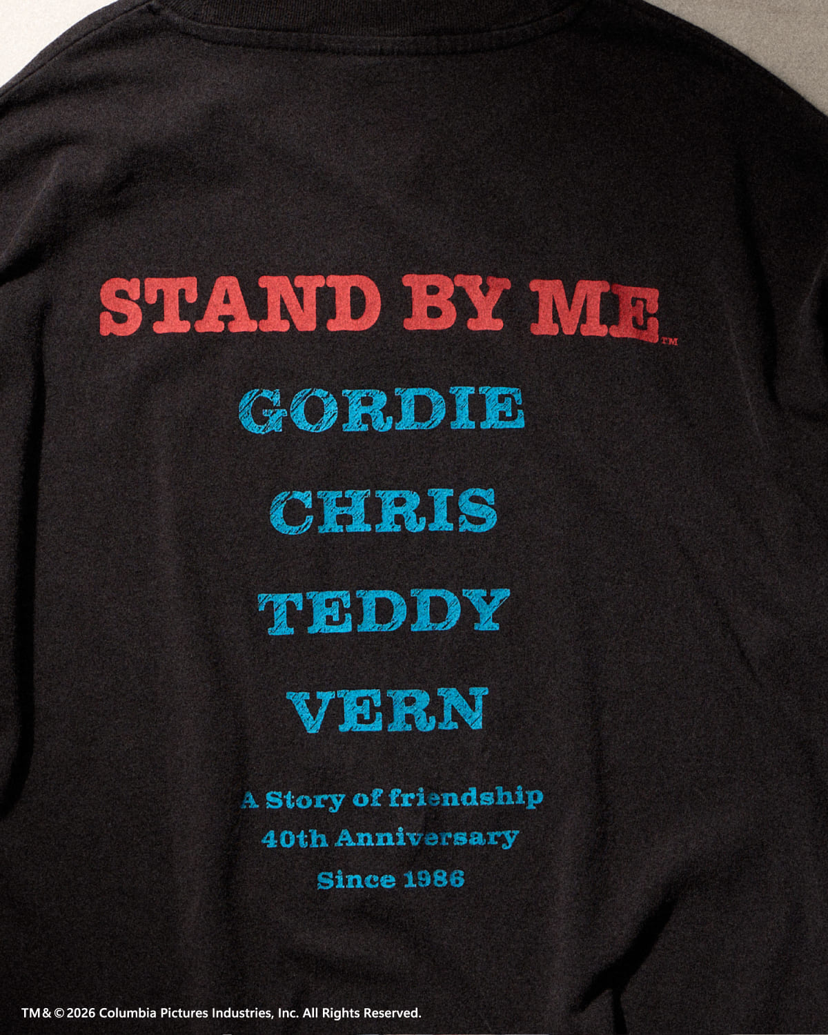 Jeans Factory Clothes [ジーンズファクトリークローズ] STAND BY ME / 40TH ANNIVERSARY Tシャツ [JFC-262-037]です。