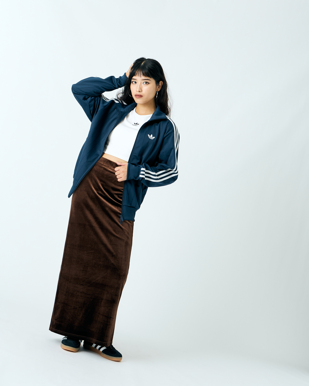adidas Originals [アディダス オリジナルス] ファイヤーバード トラックジャケット(限定展開) [HM365-JF]のコーディネート写真です。