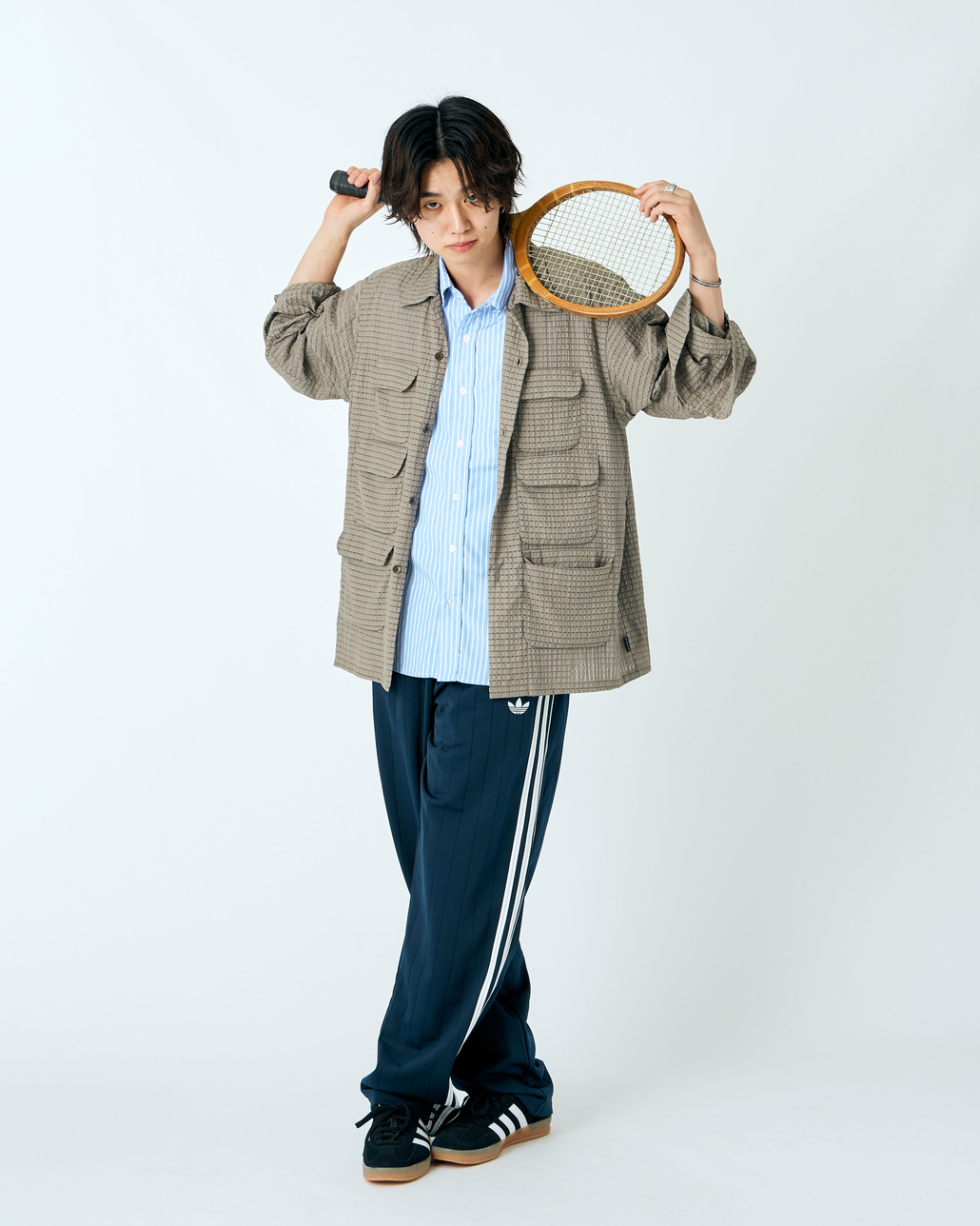 adidas Originals [アディダス オリジナルス] ファイヤーバード トラックパンツ(限定展開) [QD591-JF]のコーディネート写真です。