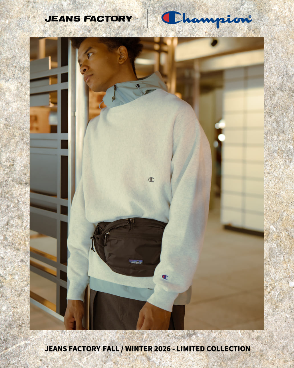 Champion [チャンピオン] 別注 スリーアイコン ロゴ刺繍スウェット [C8-E024-JF]です。