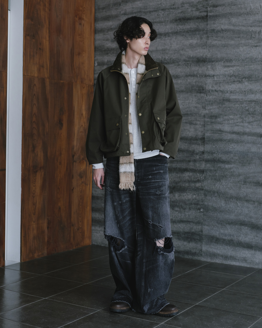 Barbour 別注 BEDALE/ビデイル スタンドカラーショートジャケット [262MCAS248-JF]のコーディネートです。