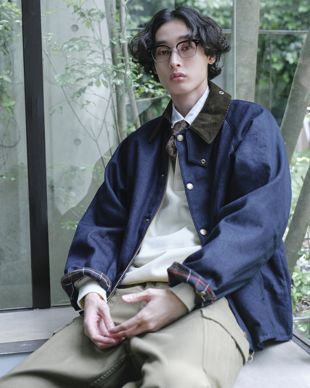 Barbour 別注 TRANSPORT/トランスポート 中綿入りデニムジャケット [262MCAS246-JF]のコーディネートです。