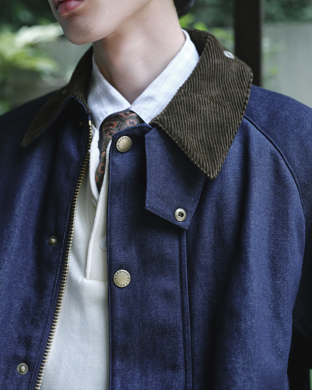 Barbour 別注 TRANSPORT/トランスポート 中綿入りデニムジャケット [262MCAS246-JF]のコーディネートです。