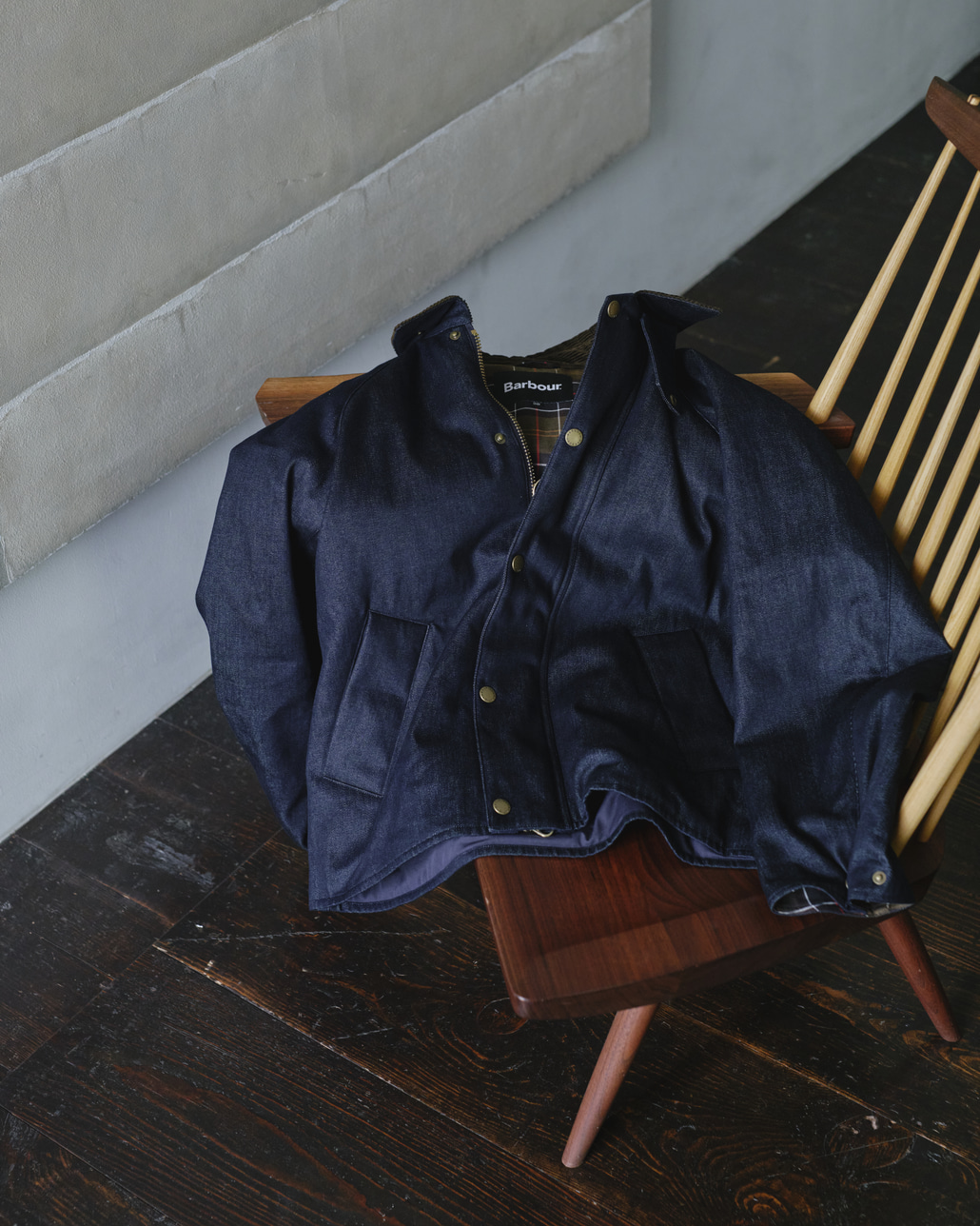 Barbour 別注 TRANSPORT/トランスポート 中綿入りデニムジャケット [262MCAS246-JF]のコーディネートです。
