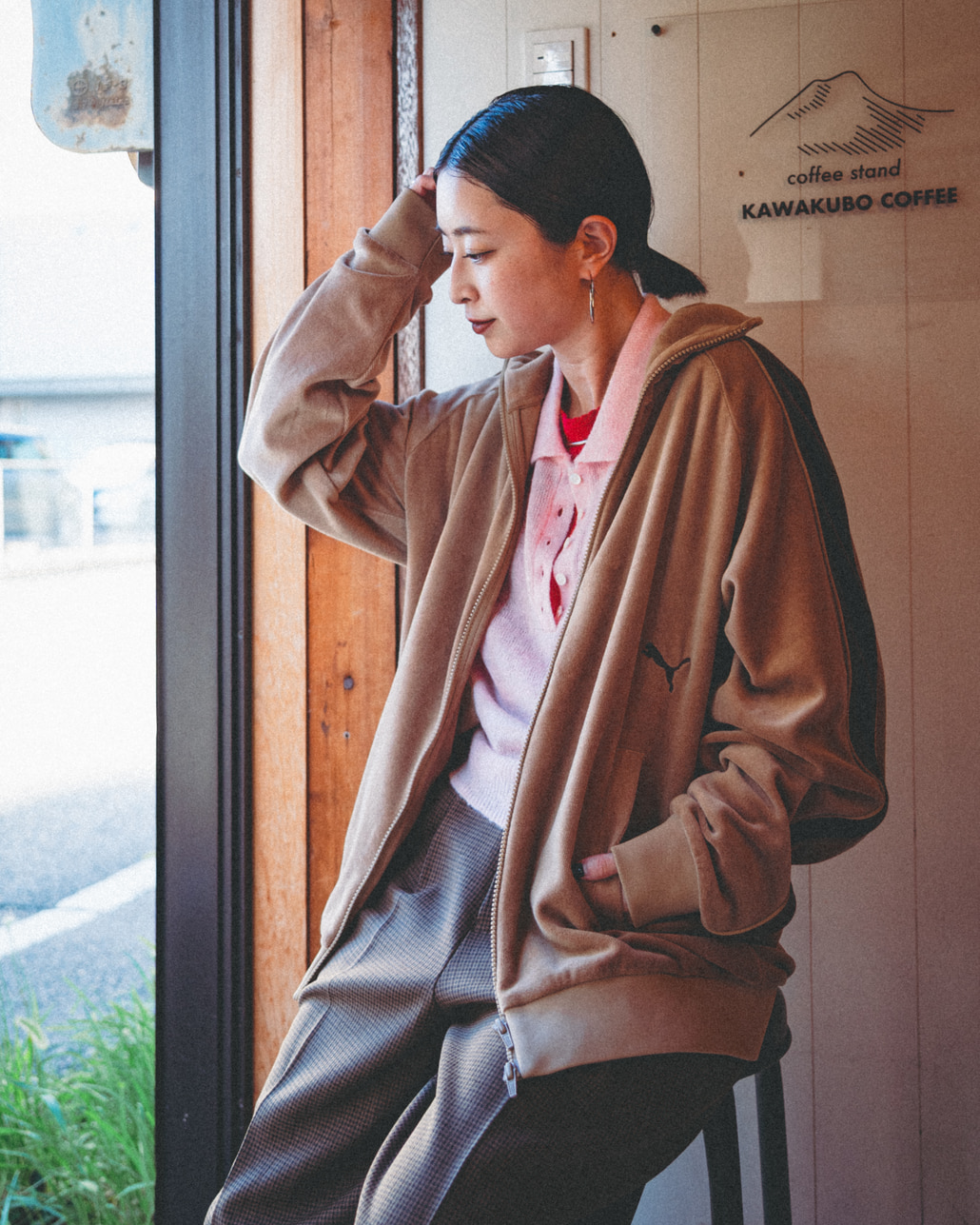 PUMA [プーマ] 別注 ベロア T7トラックジャケット [640946-JF]です。