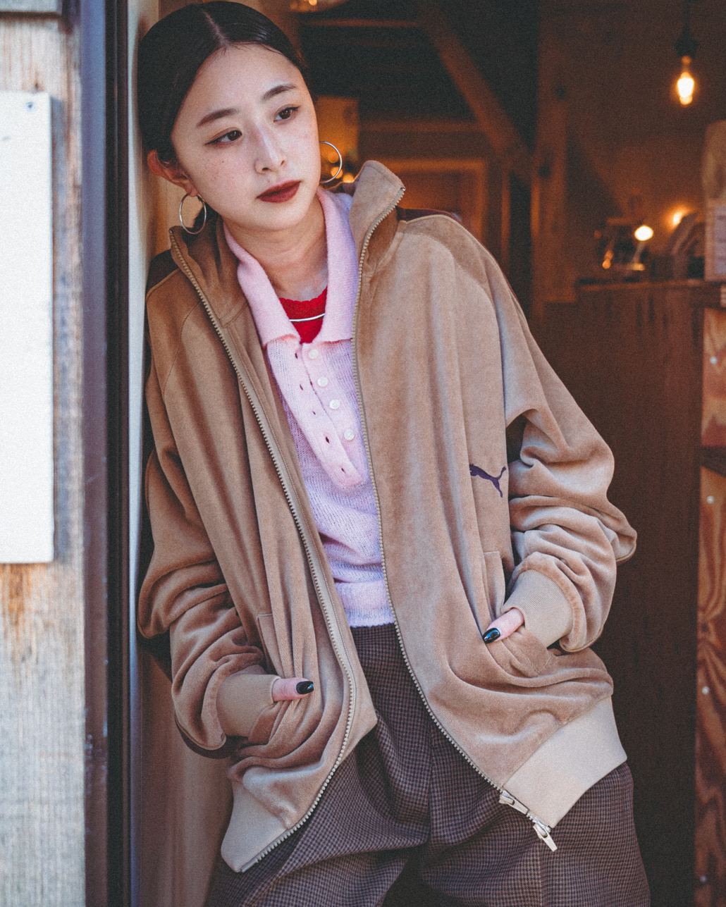 PUMA [プーマ] 別注 ベロア T7トラックジャケット [640946-JF]です。