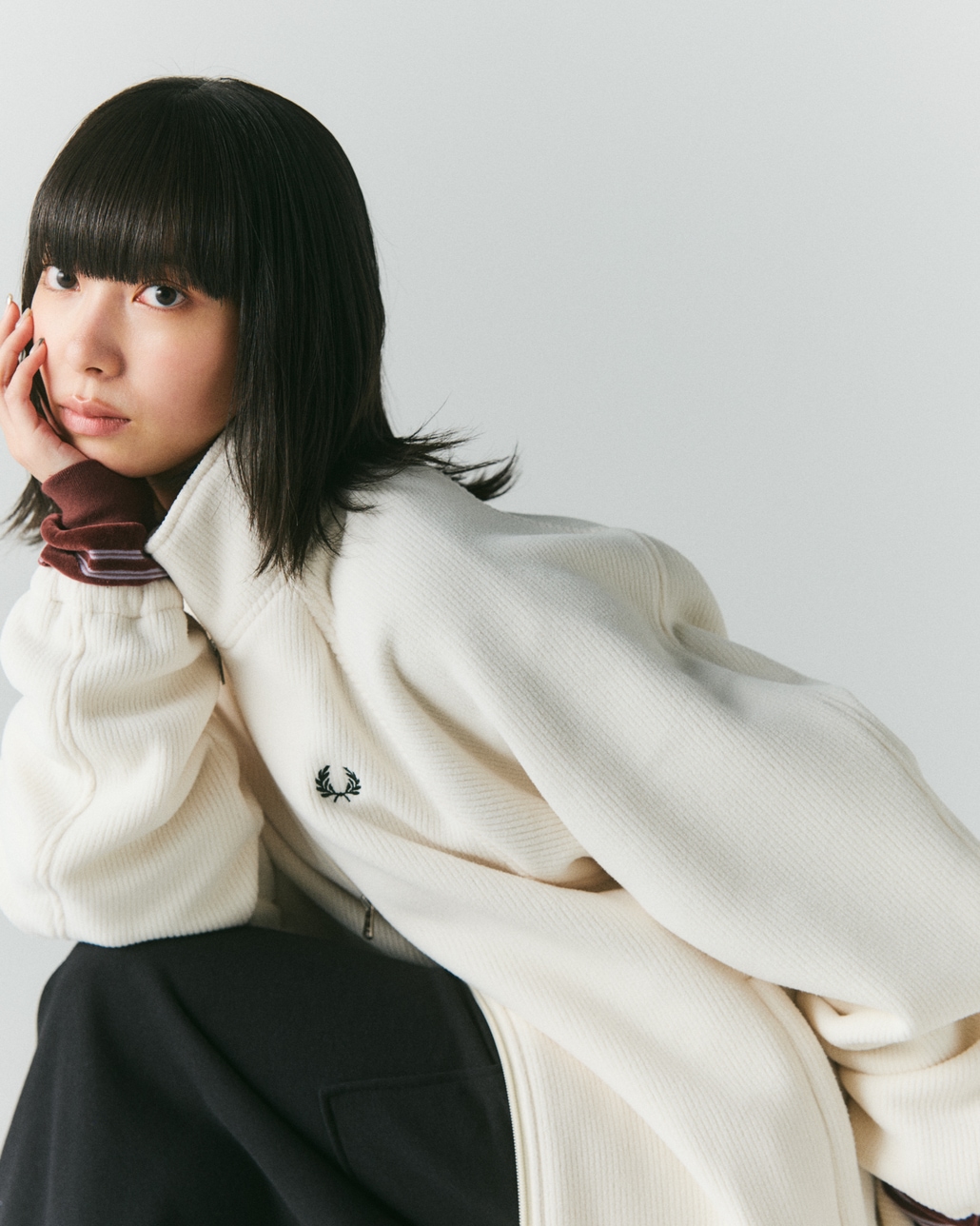 FRED PERRY [フレッドペリー] 別注 コード フリースジャケット [FPM-26A-005JF]です。