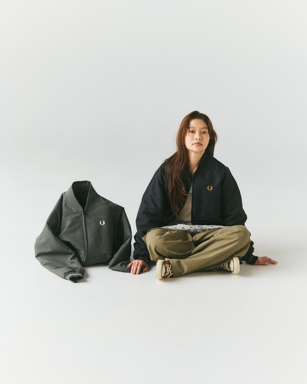 FRED PERRY [フレッドペリー] 別注 テニスボンバージャケット [FPM-26A-001JF]です。