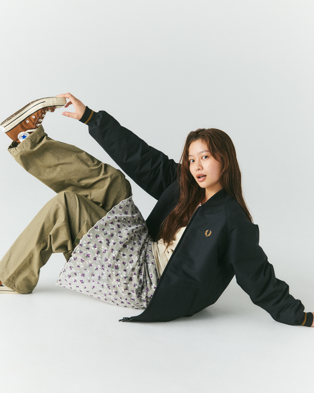 FRED PERRY [フレッドペリー] 別注 テニスボンバージャケット [FPM-26A-001JF]です。