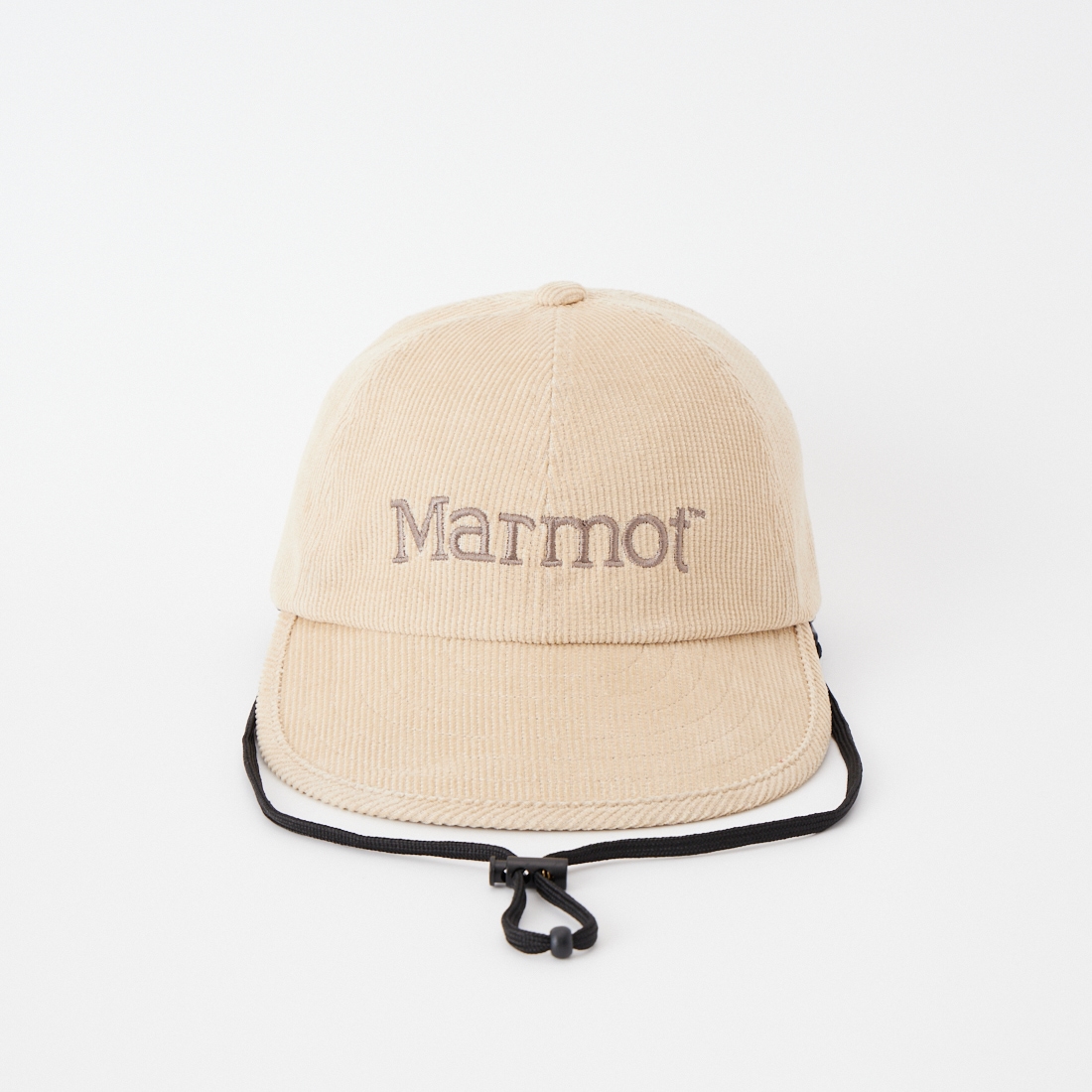 Marmot [マーモット] 別注 ブランドロゴ コーデュロイロングビルキャップ [MTFW26UHG360IN-JF]です。