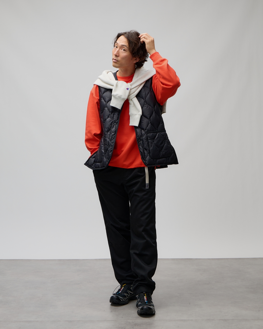 GRAMiCCi [グラミチ] 別注 T/C エブリデイパンツ [GMP6-F1025-JF]のコーディネート・イメージ写真です。