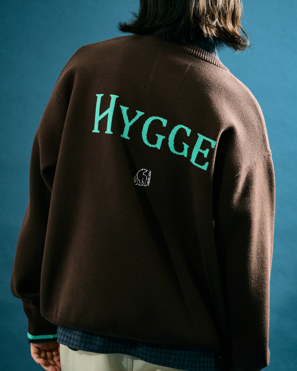 NORDISK [ノルディスク] 別注 HYGGE バックロゴジャガードニット [NU21802-JF]です。
