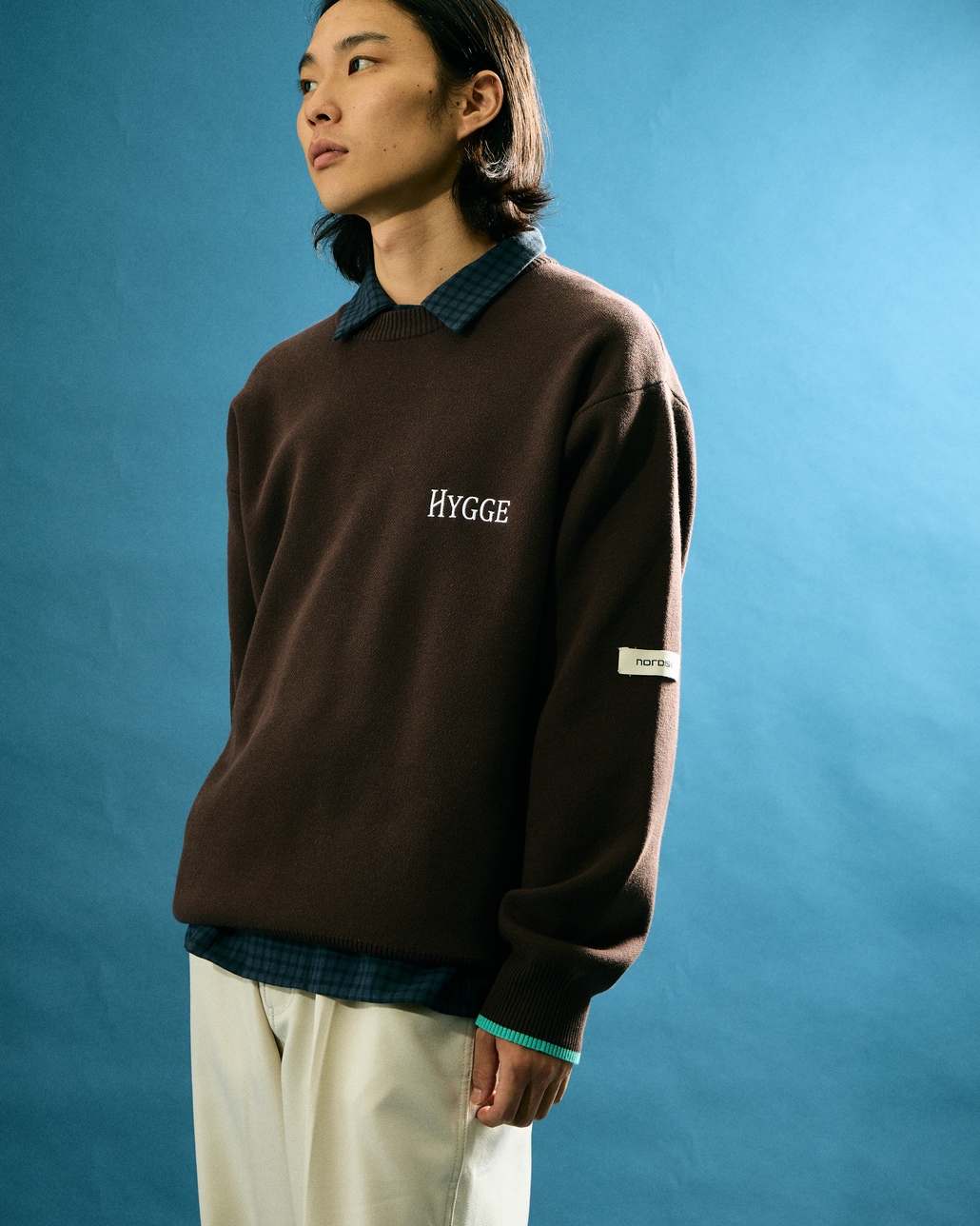 NORDISK [ノルディスク] 別注 HYGGE バックロゴジャガードニット [NU21802-JF]です。