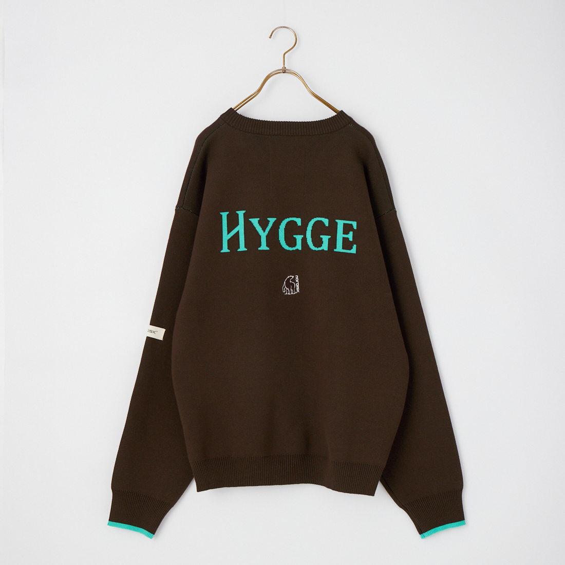 NORDISK [ノルディスク] 別注 HYGGE バックロゴジャガードニット [NU21802-JF]です。