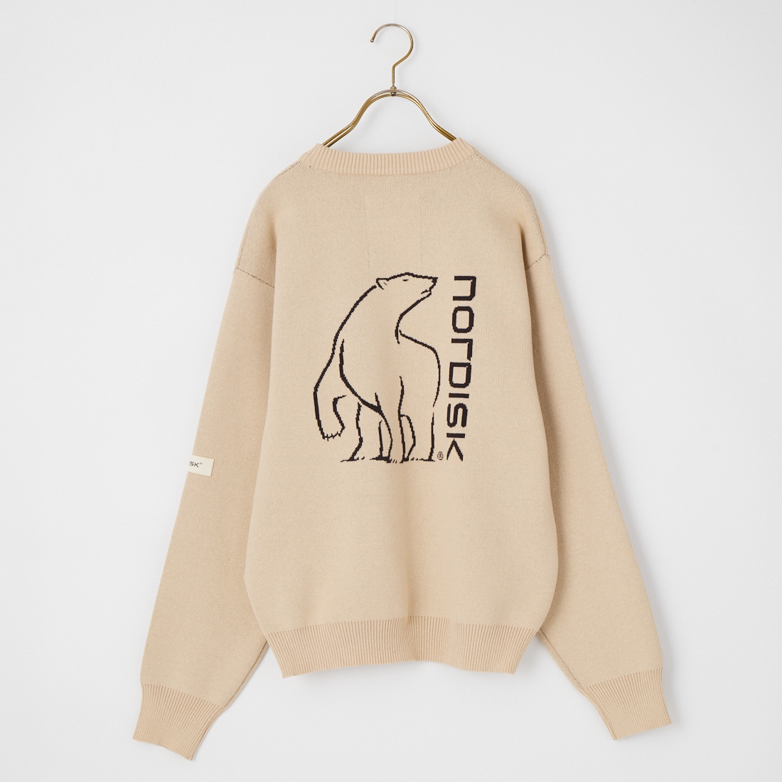 NORDISK [ノルディスク] 別注 バックデザイン ジャガードロゴニット [NU21801-JF]です。