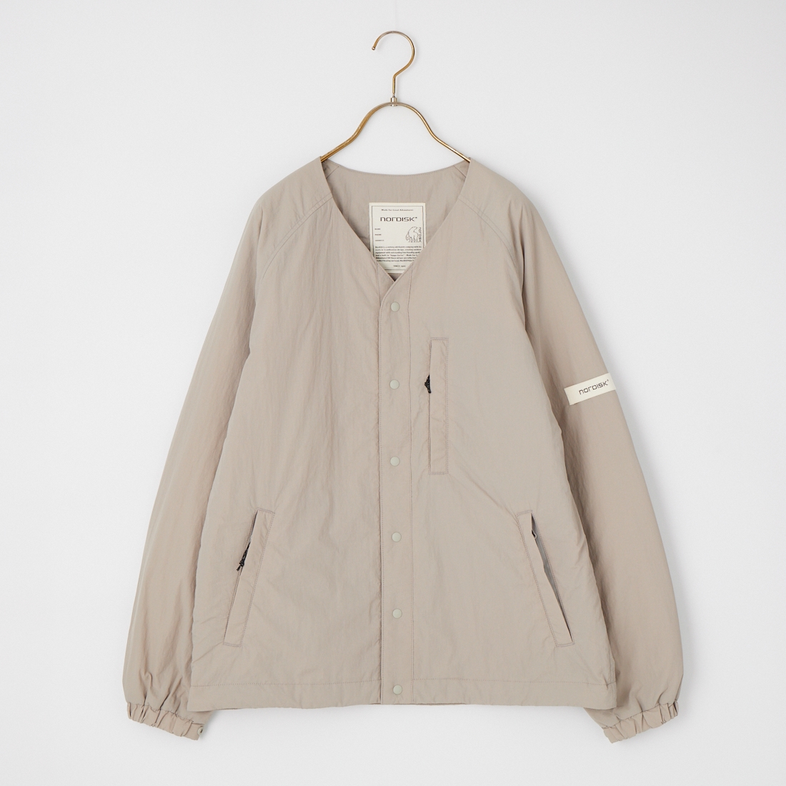 NORDISK [ノルディスク] 別注 中綿ノーカラージャケット [NU41801-JF]です。
