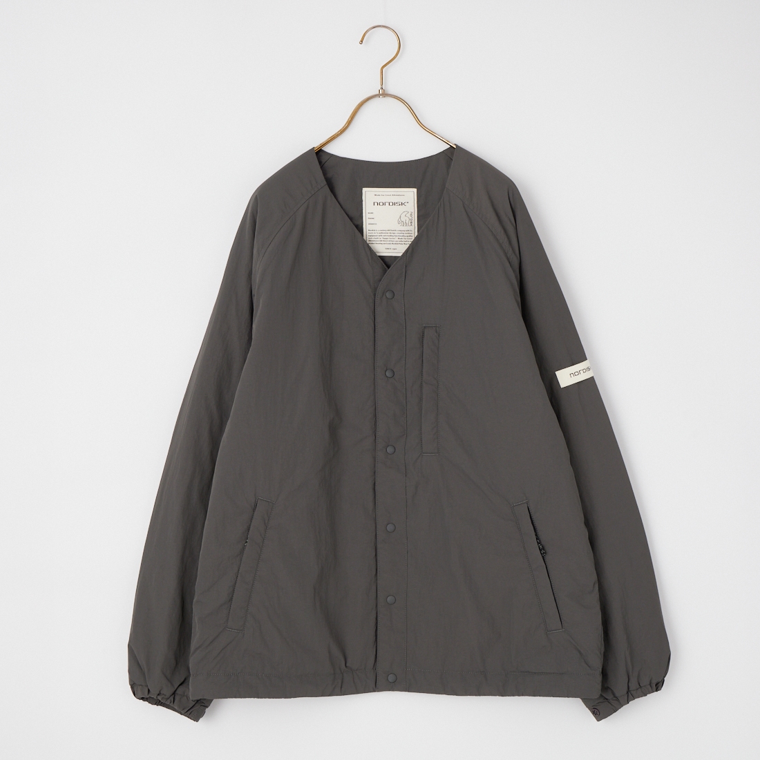 NORDISK [ノルディスク] 別注 中綿ノーカラージャケット [NU41801-JF]です。