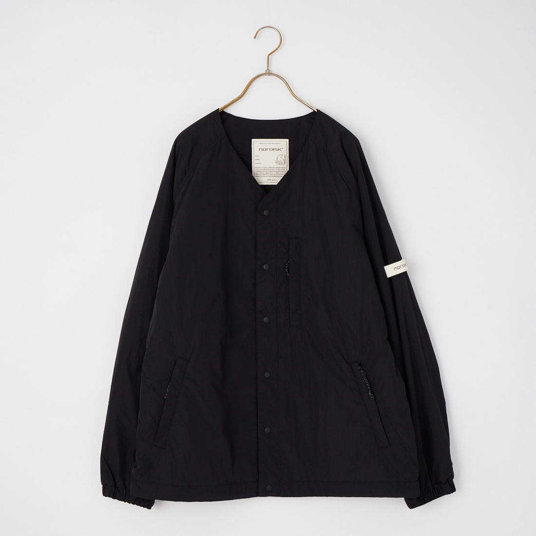 NORDISK [ノルディスク] 別注 中綿ノーカラージャケット [NU41801-JF]です。