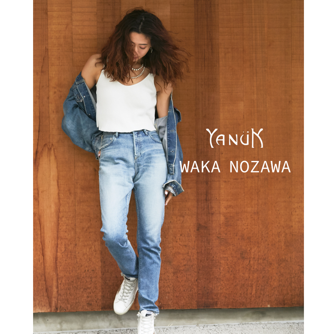 "WAKA NOZAWA×YANUK " コラボレーションデニム "HONEY"