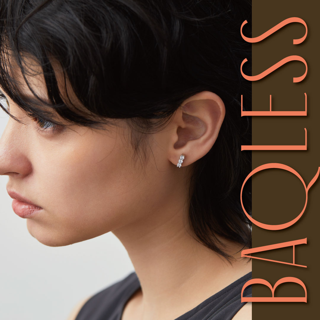 国内最安値！ 店舗限定】バックキャッチのないピアスBAQLESS(バックレス)の アクセサリー